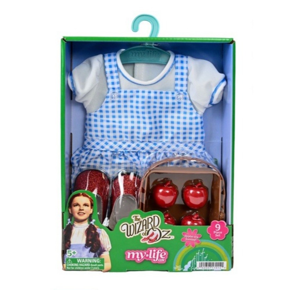 My Life As DOROTHY Wizard Of Oz 18" Doll Fashion Ruby Slippers Apples
